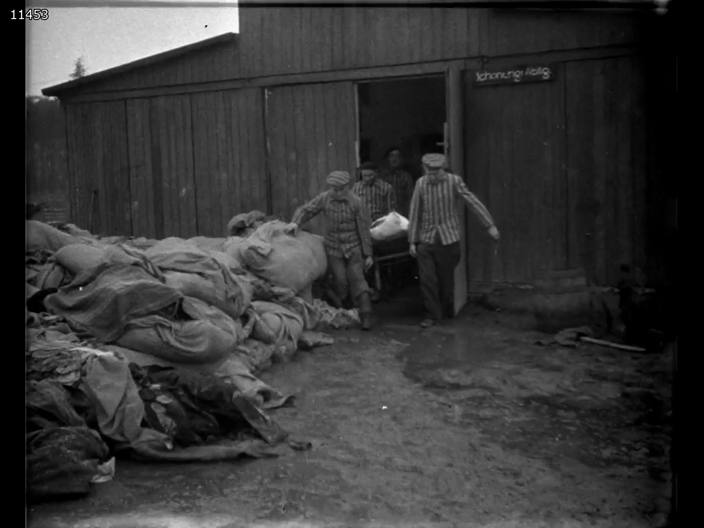 Image 32 Footage shot by Soviet cameramen during the liberation of concentration camp Auschwitz 1945