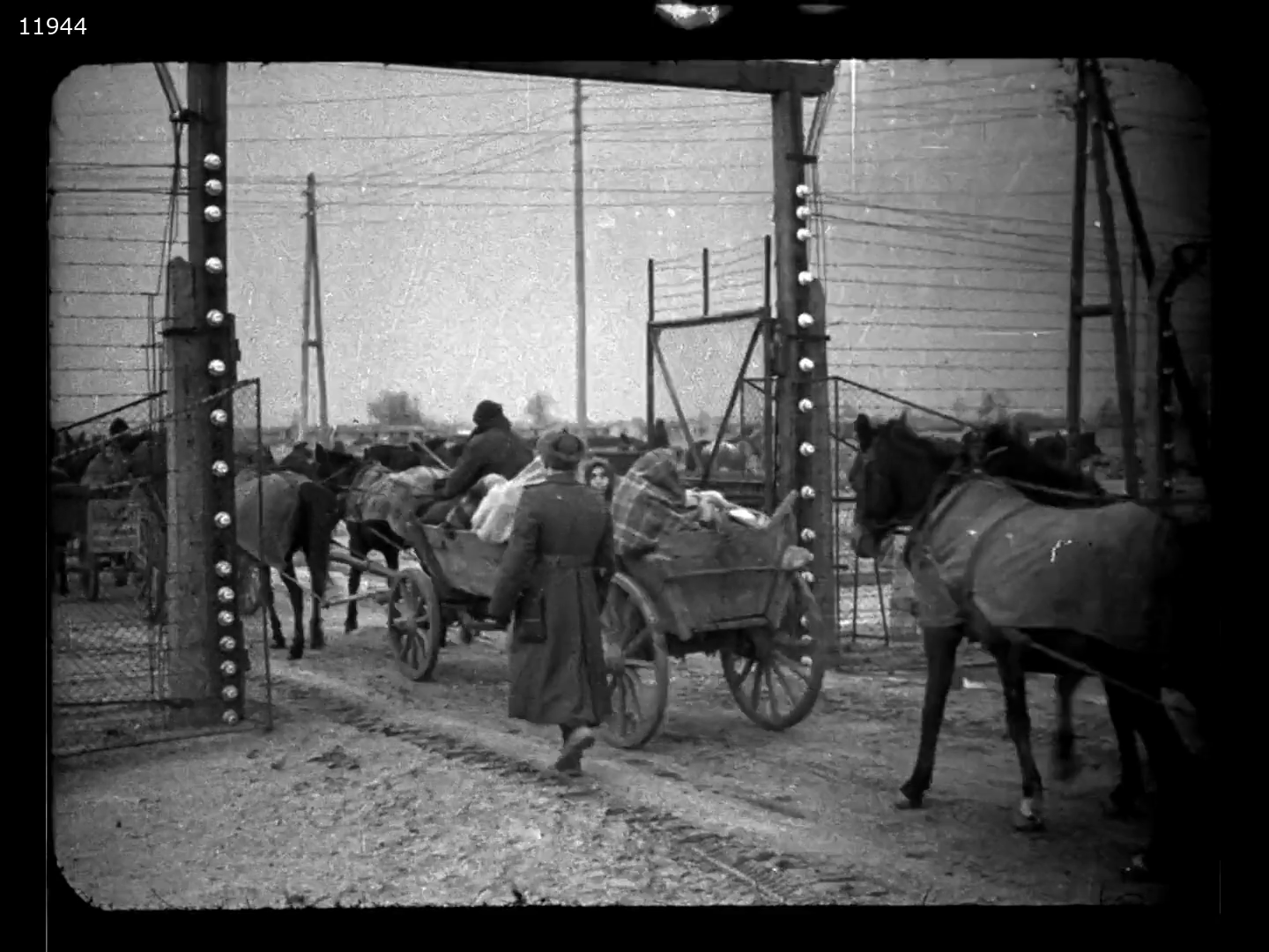 Image 18 Footage shot by Soviet cameramen during the liberation of concentration camp Auschwitz 1945