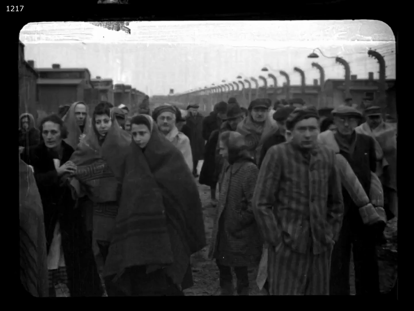 Image 29 Footage shot by Soviet cameramen during the liberation of concentration camp Auschwitz 1945