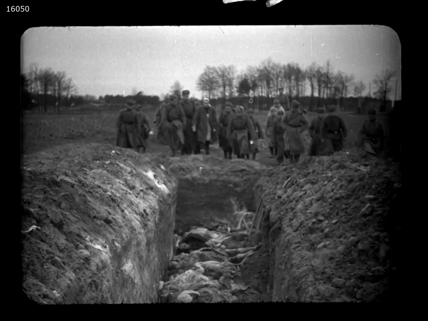 Image 45 Footage shot by Soviet cameramen during the liberation of concentration camp Auschwitz 1945