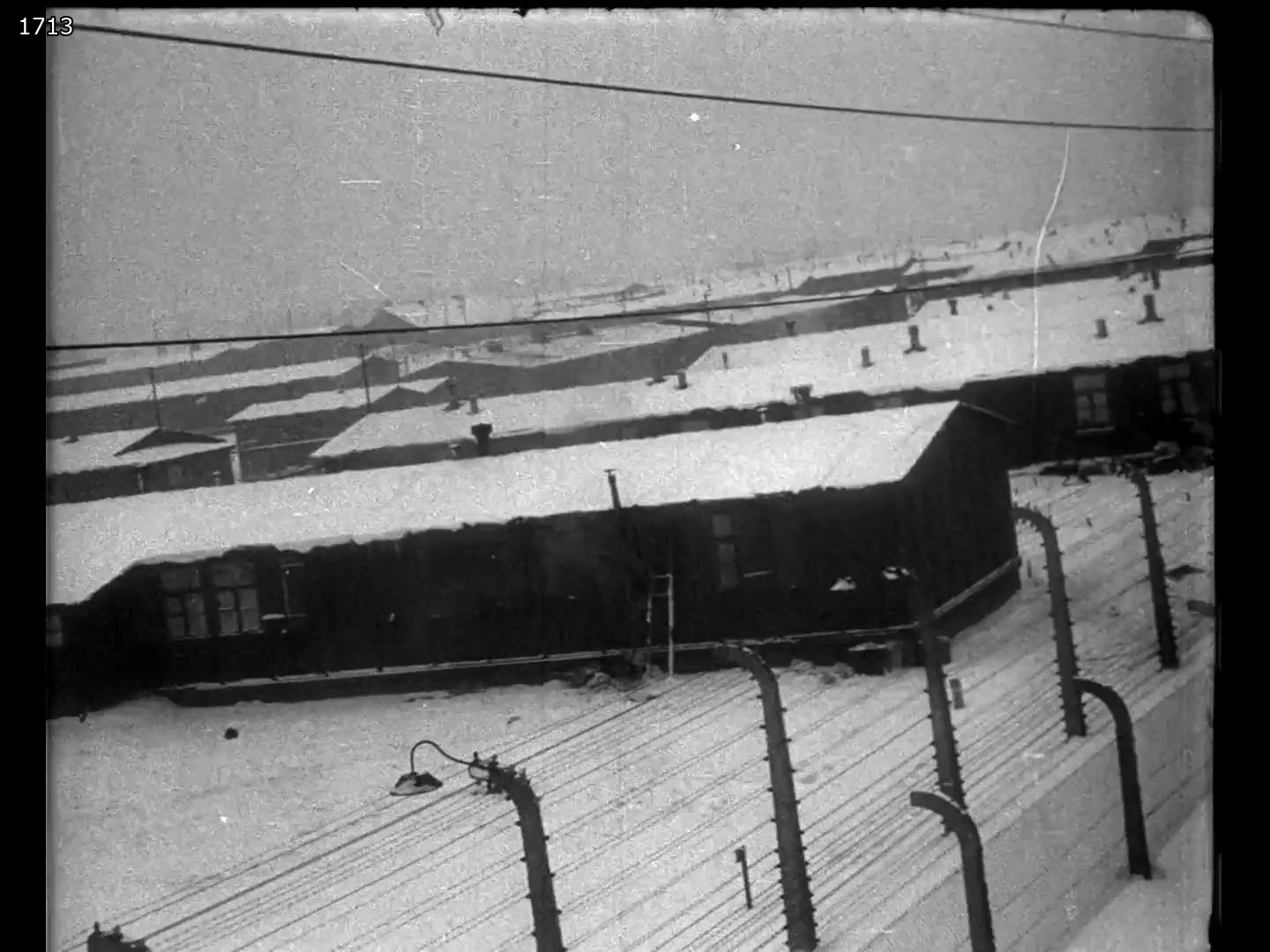 Image 5 Footage shot by Soviet cameramen during the liberation of concentration camp Auschwitz 1945