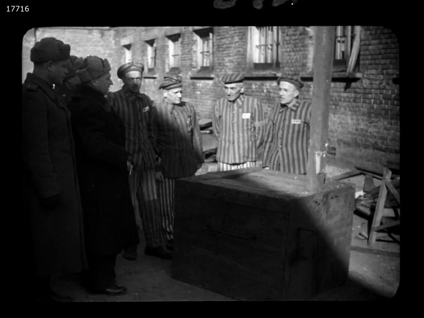 Image 3 Footage shot by Soviet cameramen during the liberation of concentration camp Auschwitz 1945