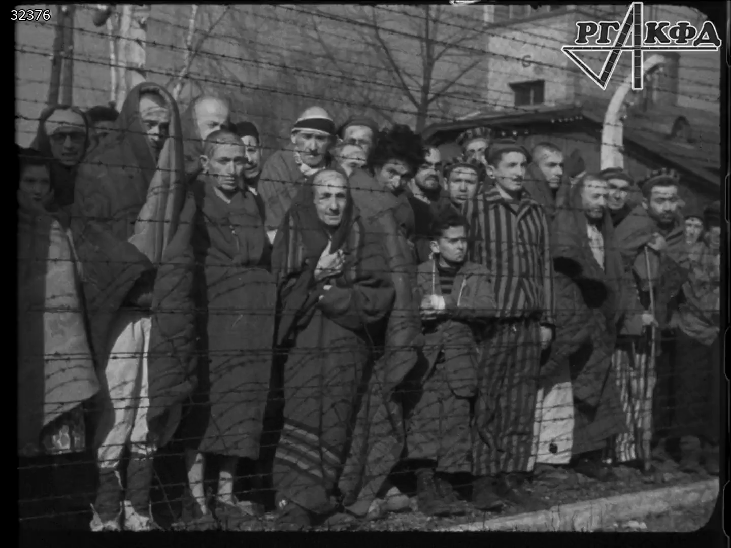 Image 83 Footage shot by Soviet cameramen during the liberation of concentration camp Auschwitz 1945