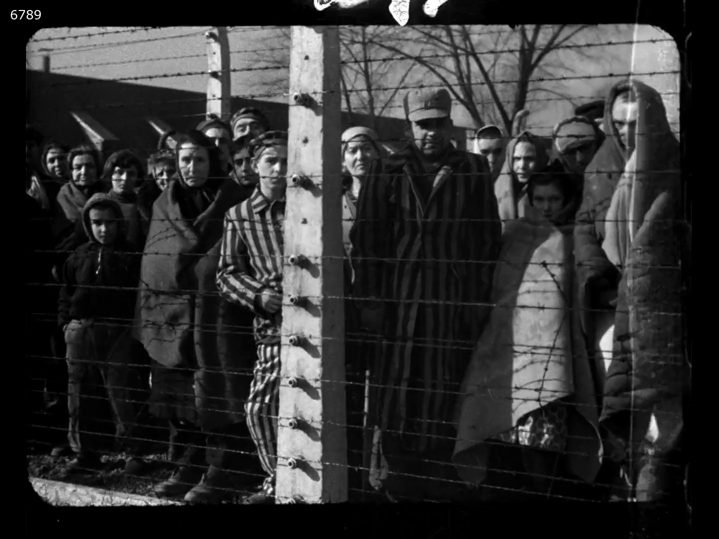 Image 75 Footage shot by Soviet cameramen during the liberation of concentration camp Auschwitz 1945