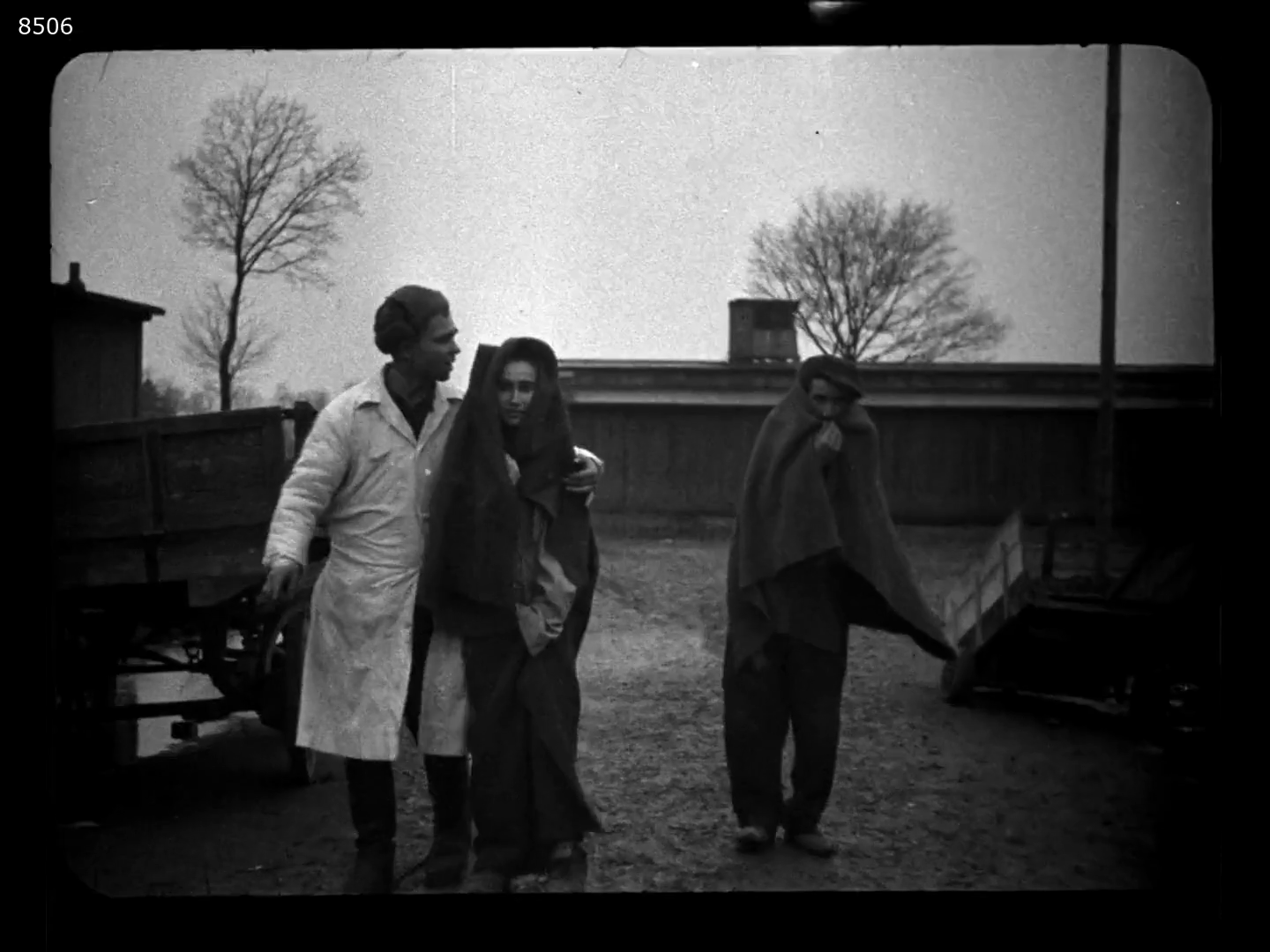 Image 76 Footage shot by Soviet cameramen during the liberation of concentration camp Auschwitz 1945