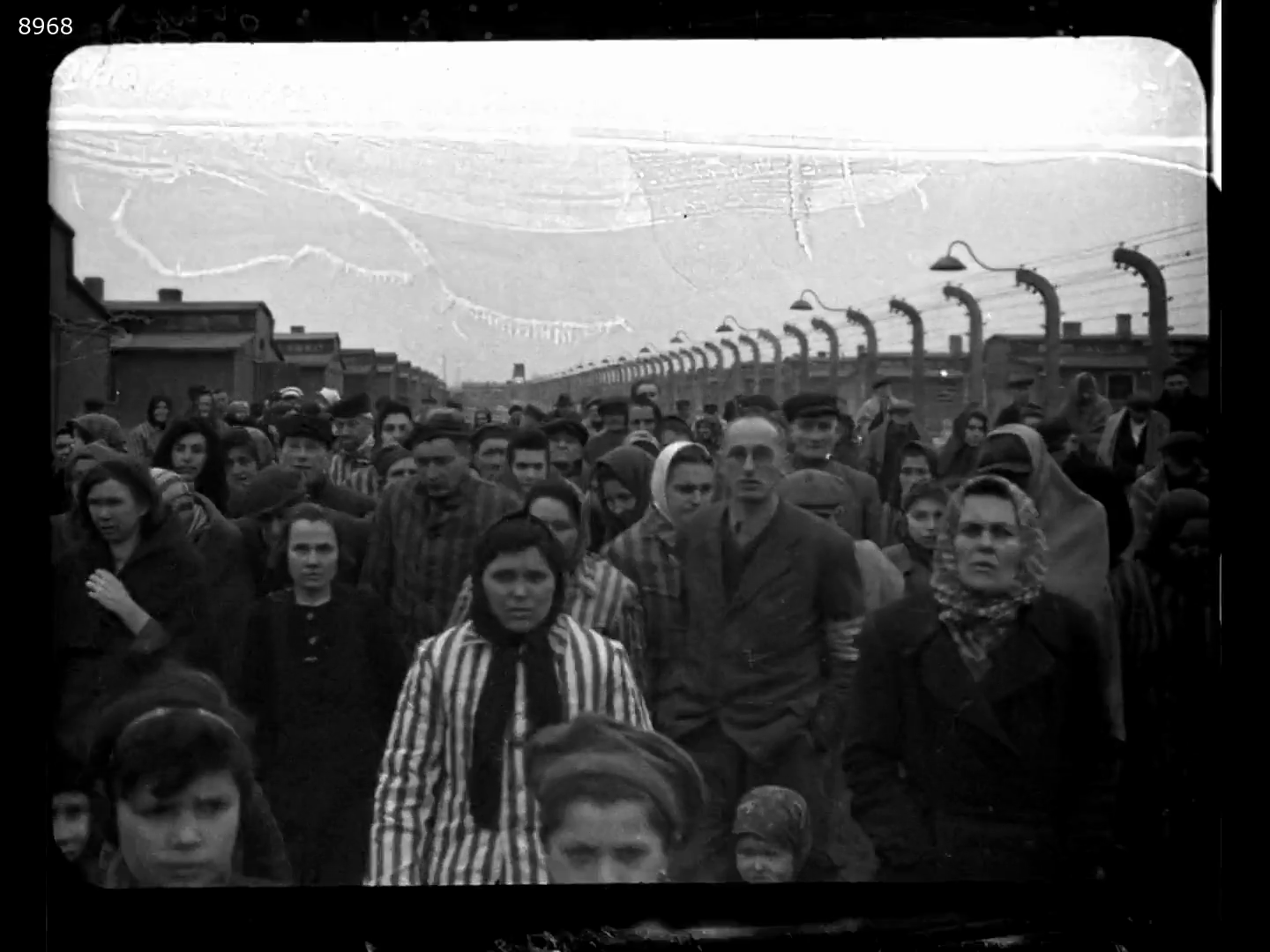 Image 68 Footage shot by Soviet cameramen during the liberation of concentration camp Auschwitz 1945