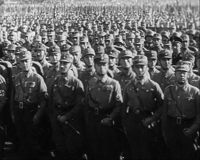 National Socialist propaganda film shot and edited by Leni Riefenstahl in 1935, 35mm b&w silent and sound film