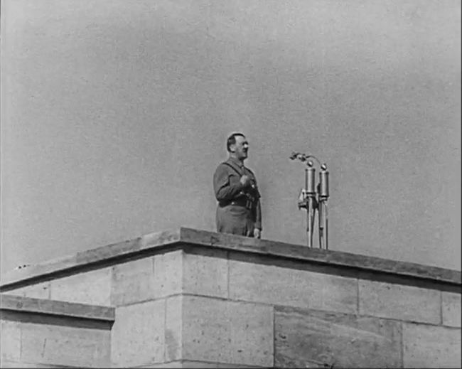 National Socialist propaganda film shot and edited by Leni Riefenstahl in 1935, 35mm b&w silent and sound film