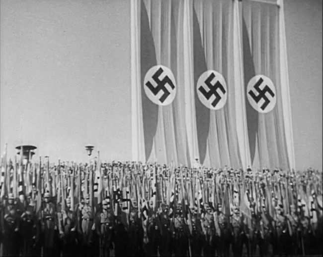 National Socialist propaganda film shot and edited by Leni Riefenstahl in 1935, 35mm b&w silent and sound film