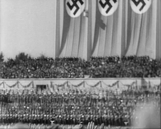 National Socialist propaganda film shot and edited by Leni Riefenstahl in 1935, 35mm b&w silent and sound film