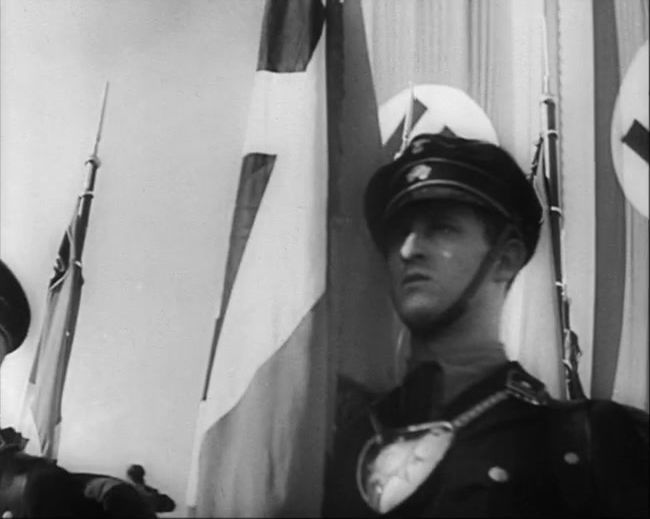 National Socialist propaganda film shot and edited by Leni Riefenstahl in 1935, 35mm b&w silent and sound film