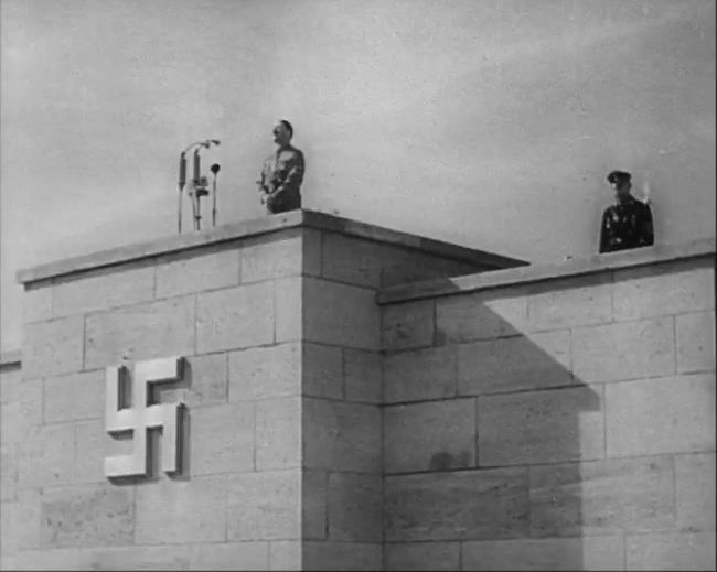 National Socialist propaganda film shot and edited by Leni Riefenstahl in 1935, 35mm b&w silent and sound film