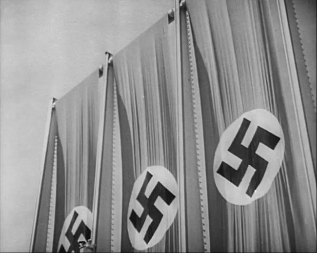 National Socialist propaganda film shot and edited by Leni Riefenstahl in 1935, 35mm b&w silent and sound film