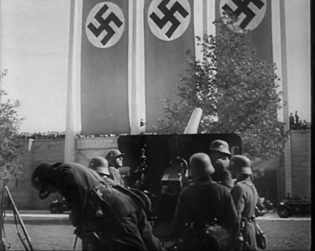 National Socialist propaganda film shot and edited by Leni Riefenstahl in 1935, 35mm b&w silent and sound film