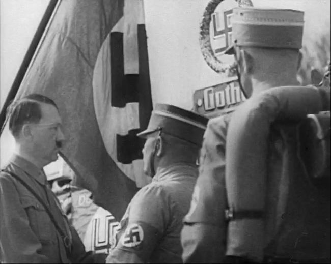 National Socialist propaganda film shot and edited by Leni Riefenstahl in 1935, 35mm b&w silent and sound film