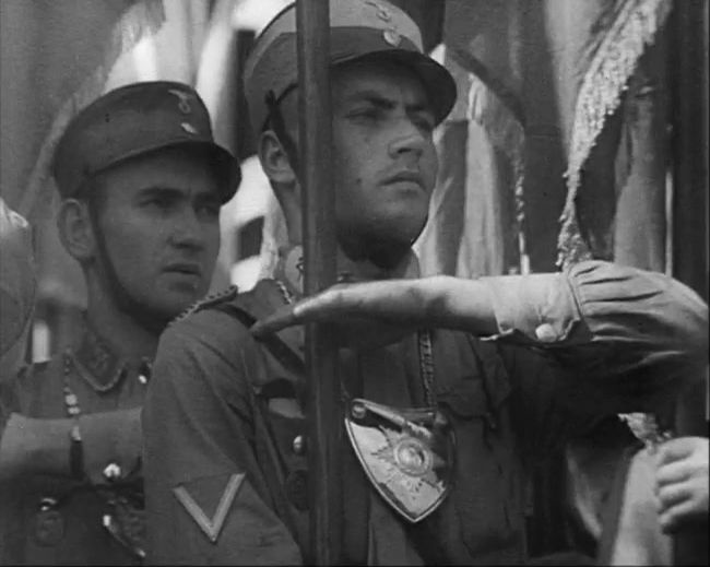 National Socialist propaganda film shot and edited by Leni Riefenstahl in 1935, 35mm b&w silent and sound film