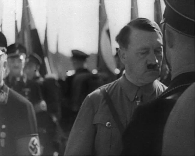 National Socialist propaganda film shot and edited by Leni Riefenstahl in 1935, 35mm b&w silent and sound film