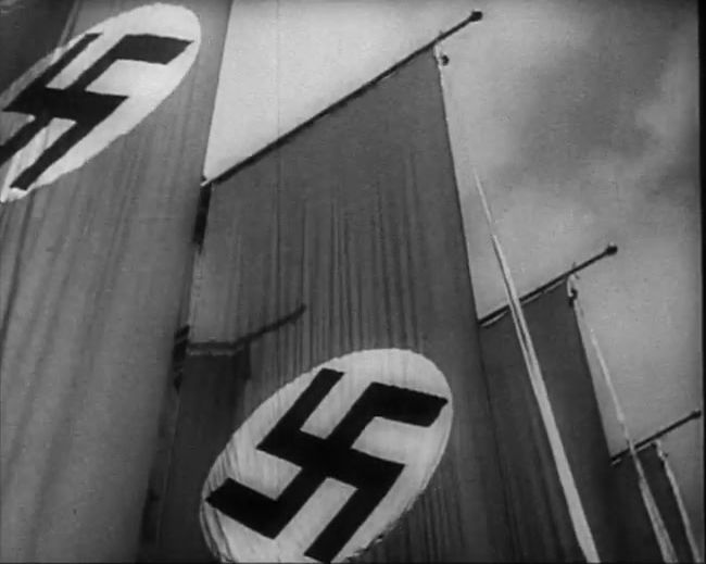 National Socialist propaganda film shot and edited by Leni Riefenstahl in 1935, 35mm b&w silent and sound film