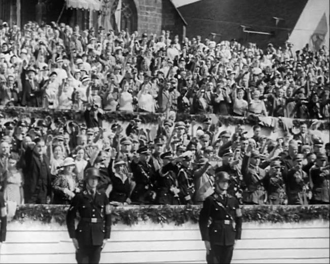 National Socialist propaganda film shot and edited by Leni Riefenstahl in 1935, 35mm b&w silent and sound film