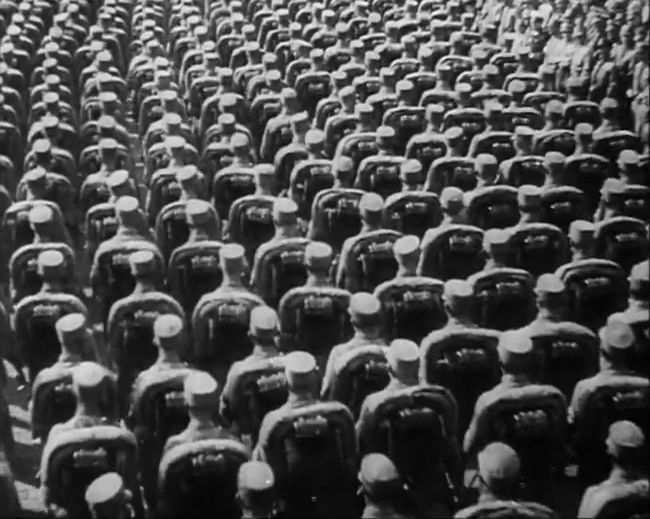 National Socialist propaganda film shot and edited by Leni Riefenstahl in 1935, 35mm b&w silent and sound film