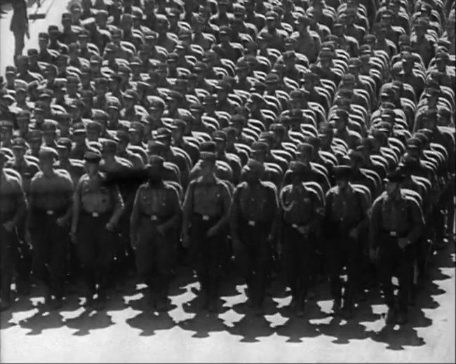 National Socialist propaganda film shot and edited by Leni Riefenstahl in 1935, 35mm b&w silent and sound film