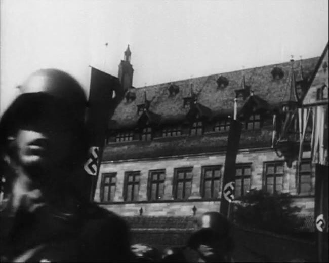 National Socialist propaganda film shot and edited by Leni Riefenstahl in 1935, 35mm b&w silent and sound film