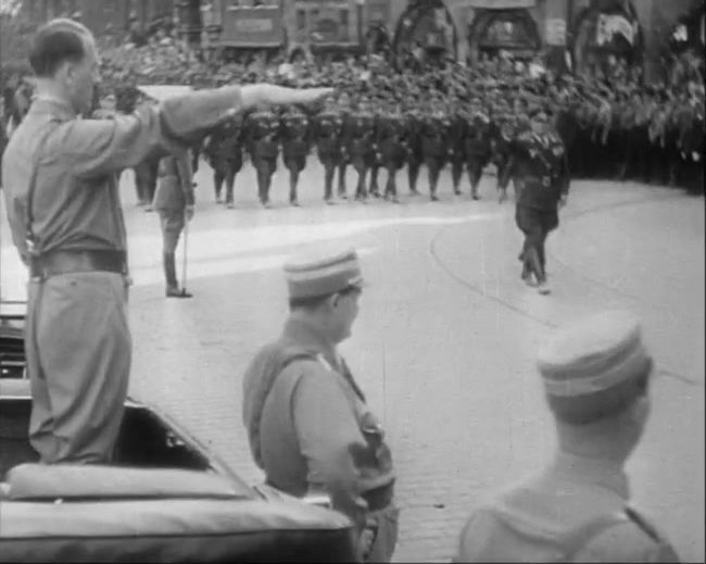 National Socialist propaganda film shot and edited by Leni Riefenstahl in 1935, 35mm b&w silent and sound film