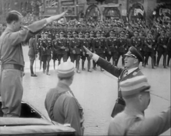 National Socialist propaganda film shot and edited by Leni Riefenstahl in 1935, 35mm b&w silent and sound film