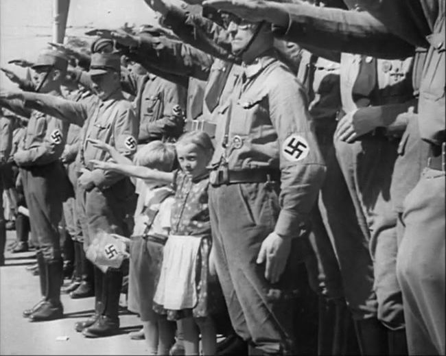 National Socialist propaganda film shot and edited by Leni Riefenstahl in 1935, 35mm b&w silent and sound film