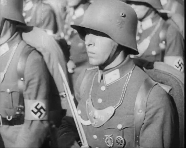 National Socialist propaganda film shot and edited by Leni Riefenstahl in 1935, 35mm b&w silent and sound film