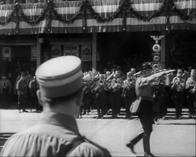 National Socialist propaganda film shot and edited by Leni Riefenstahl in 1935, 35mm b&w silent and sound film