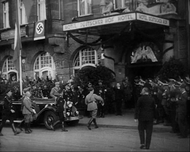 National Socialist propaganda film shot and edited by Leni Riefenstahl in 1935, 35mm b&w silent and sound film