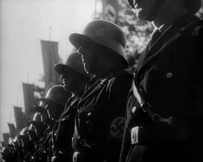 National Socialist propaganda film shot and edited by Leni Riefenstahl in 1935, 35mm b&w silent and sound film