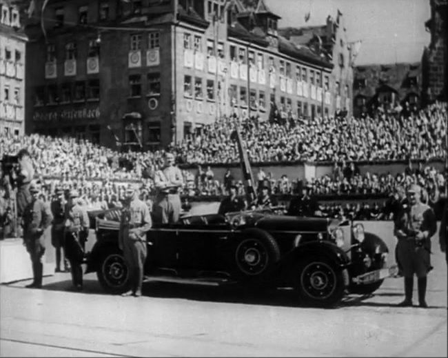 National Socialist propaganda film shot and edited by Leni Riefenstahl in 1935, 35mm b&w silent and sound film