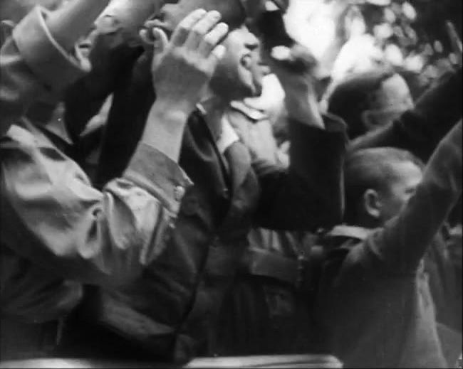 National Socialist propaganda film shot and edited by Leni Riefenstahl in 1935, 35mm b&w silent and sound film