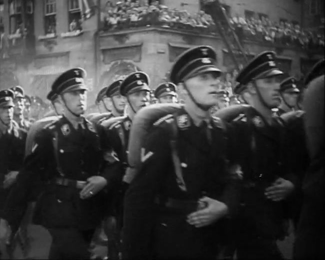 National Socialist propaganda film shot and edited by Leni Riefenstahl in 1935, 35mm b&w silent and sound film