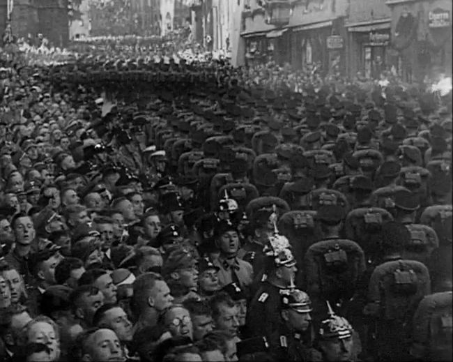 National Socialist propaganda film shot and edited by Leni Riefenstahl in 1935, 35mm b&w silent and sound film