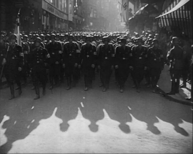 National Socialist propaganda film shot and edited by Leni Riefenstahl in 1935, 35mm b&w silent and sound film