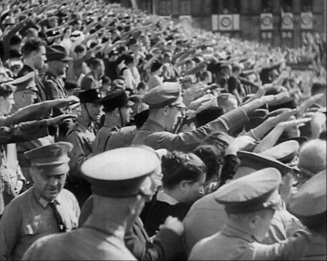 National Socialist propaganda film shot and edited by Leni Riefenstahl in 1935, 35mm b&w silent and sound film