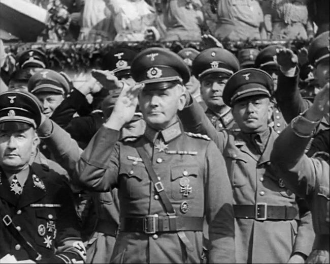 National Socialist propaganda film shot and edited by Leni Riefenstahl in 1935, 35mm b&w silent and sound film