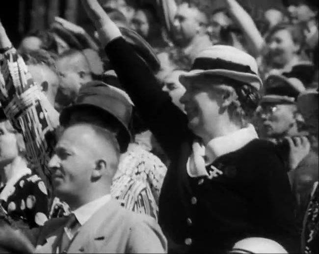 National Socialist propaganda film shot and edited by Leni Riefenstahl in 1935, 35mm b&w silent and sound film