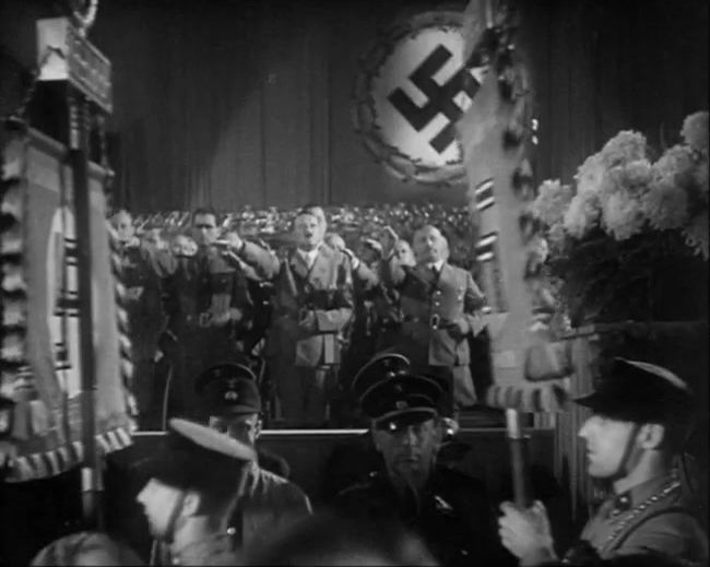 National Socialist propaganda film shot and edited by Leni Riefenstahl in 1935, 35mm b&w silent and sound film