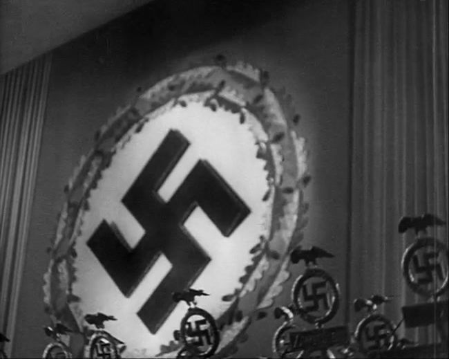 National Socialist propaganda film shot and edited by Leni Riefenstahl in 1935, 35mm b&w silent and sound film