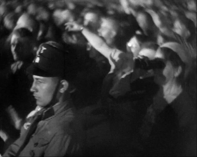 National Socialist propaganda film shot and edited by Leni Riefenstahl in 1935, 35mm b&w silent and sound film