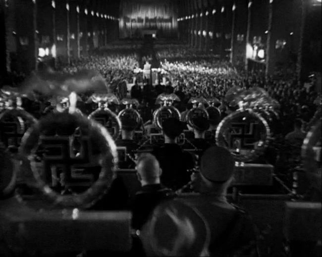 National Socialist propaganda film shot and edited by Leni Riefenstahl in 1935, 35mm b&w silent and sound film