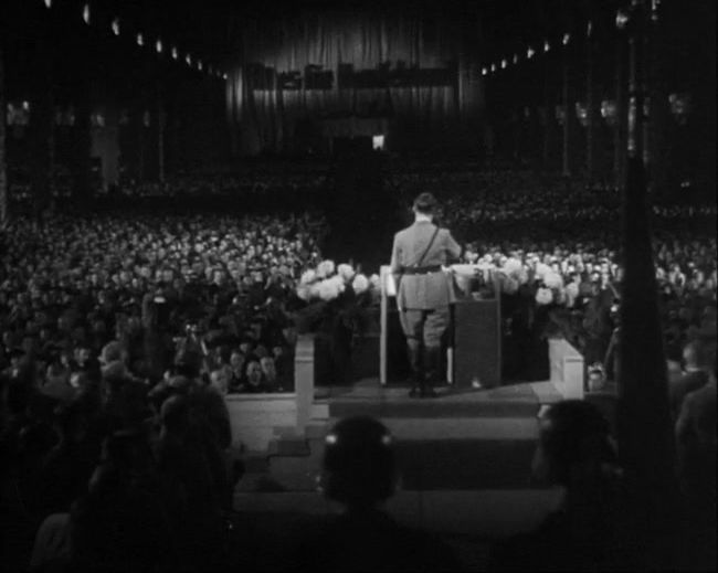 National Socialist propaganda film shot and edited by Leni Riefenstahl in 1935, 35mm b&w silent and sound film