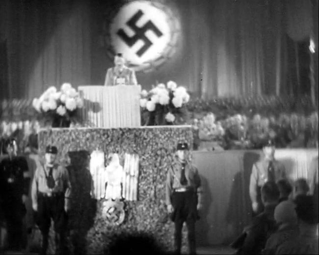 National Socialist propaganda film shot and edited by Leni Riefenstahl in 1935, 35mm b&w silent and sound film