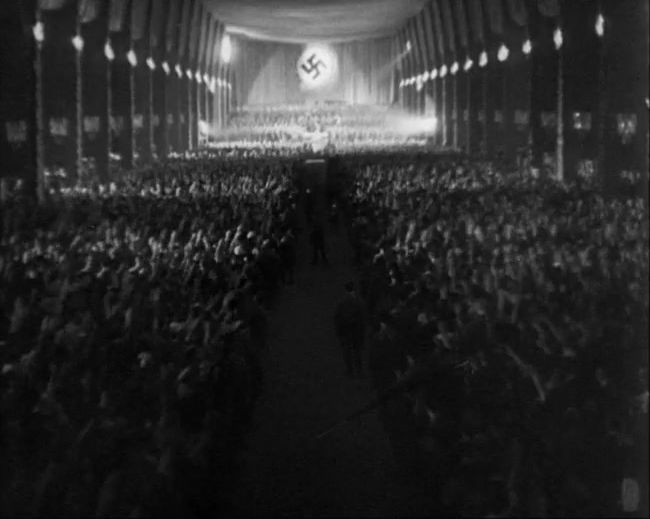 National Socialist propaganda film shot and edited by Leni Riefenstahl in 1935, 35mm b&w silent and sound film