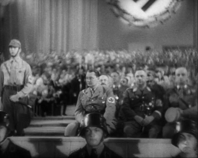 National Socialist propaganda film shot and edited by Leni Riefenstahl in 1935, 35mm b&w silent and sound film