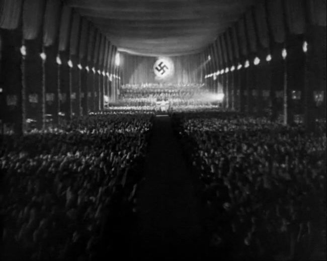 National Socialist propaganda film shot and edited by Leni Riefenstahl in 1935, 35mm b&w silent and sound film